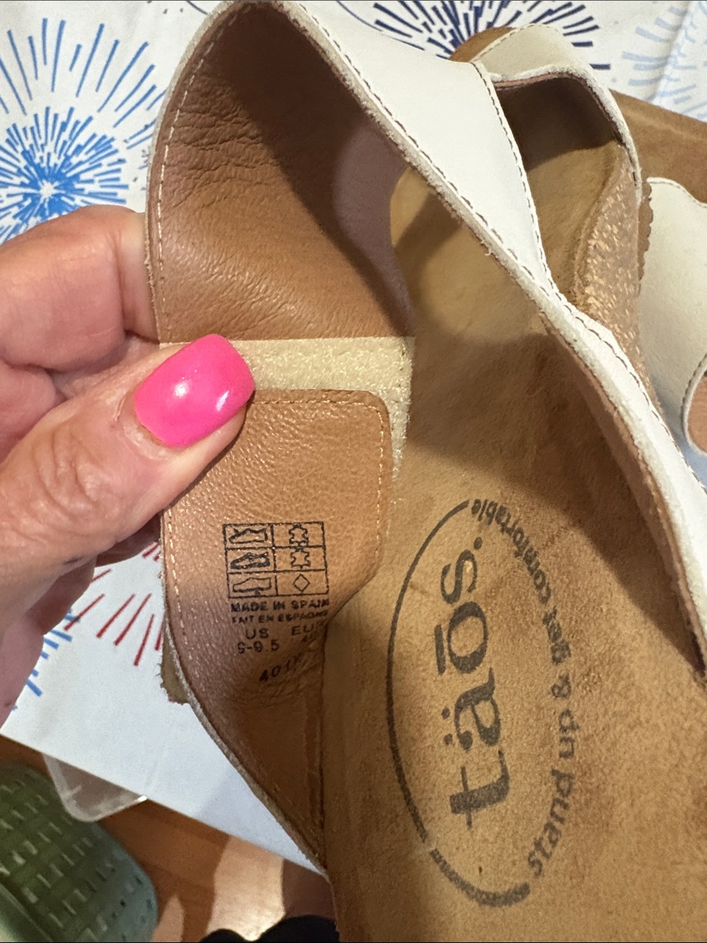 TAOS. LOOP SANDALS OFF WHITE - Picture 3 of 11